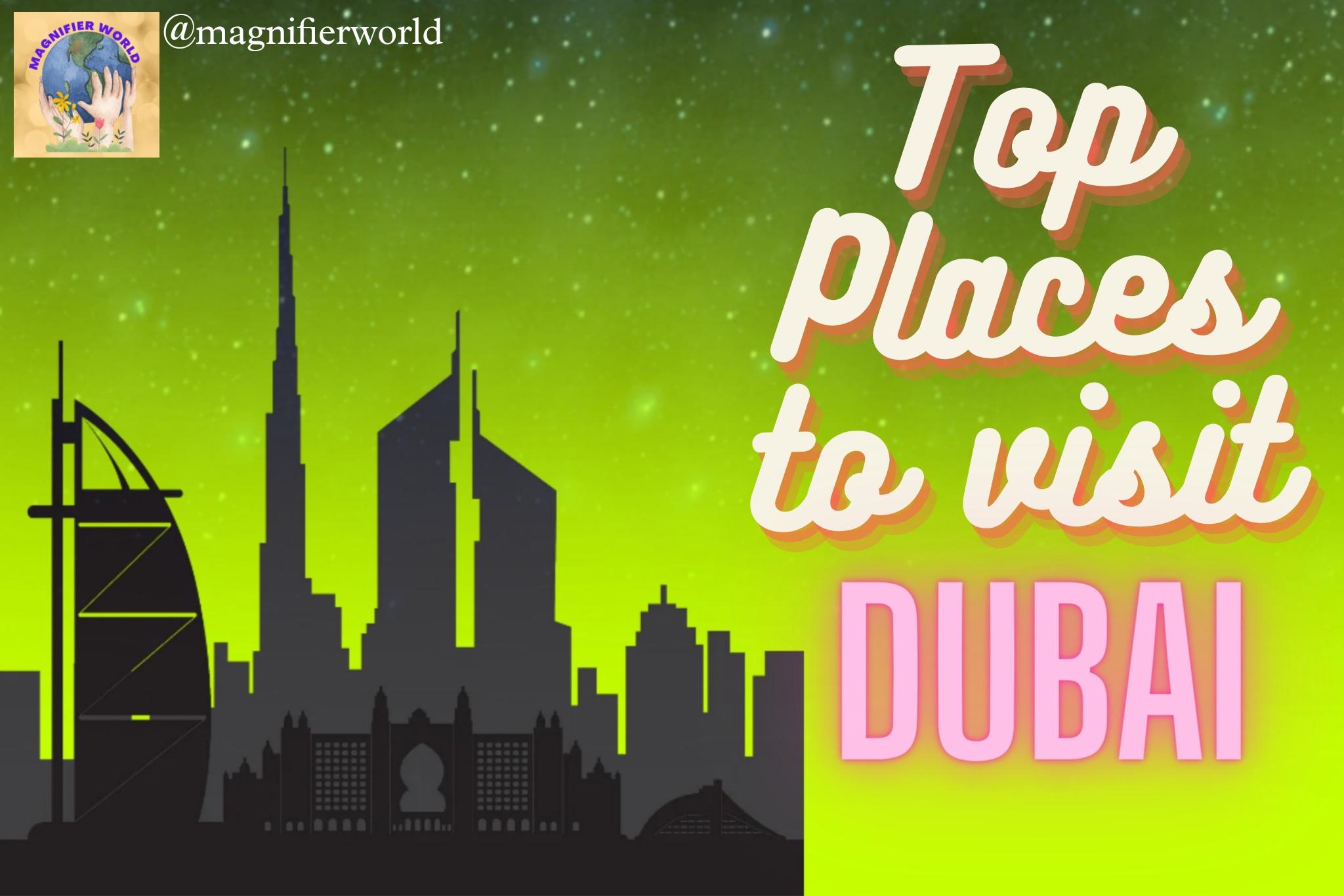 Top Places to Visit in Dubai at Night