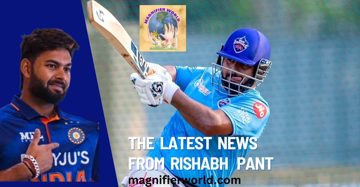 The latest news from Rishabh Pant  