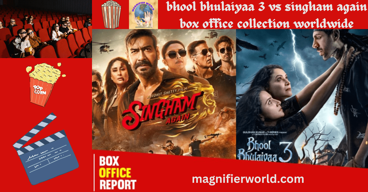 bhool bhulaiyaa 3 vs singham again box office collection worldwide