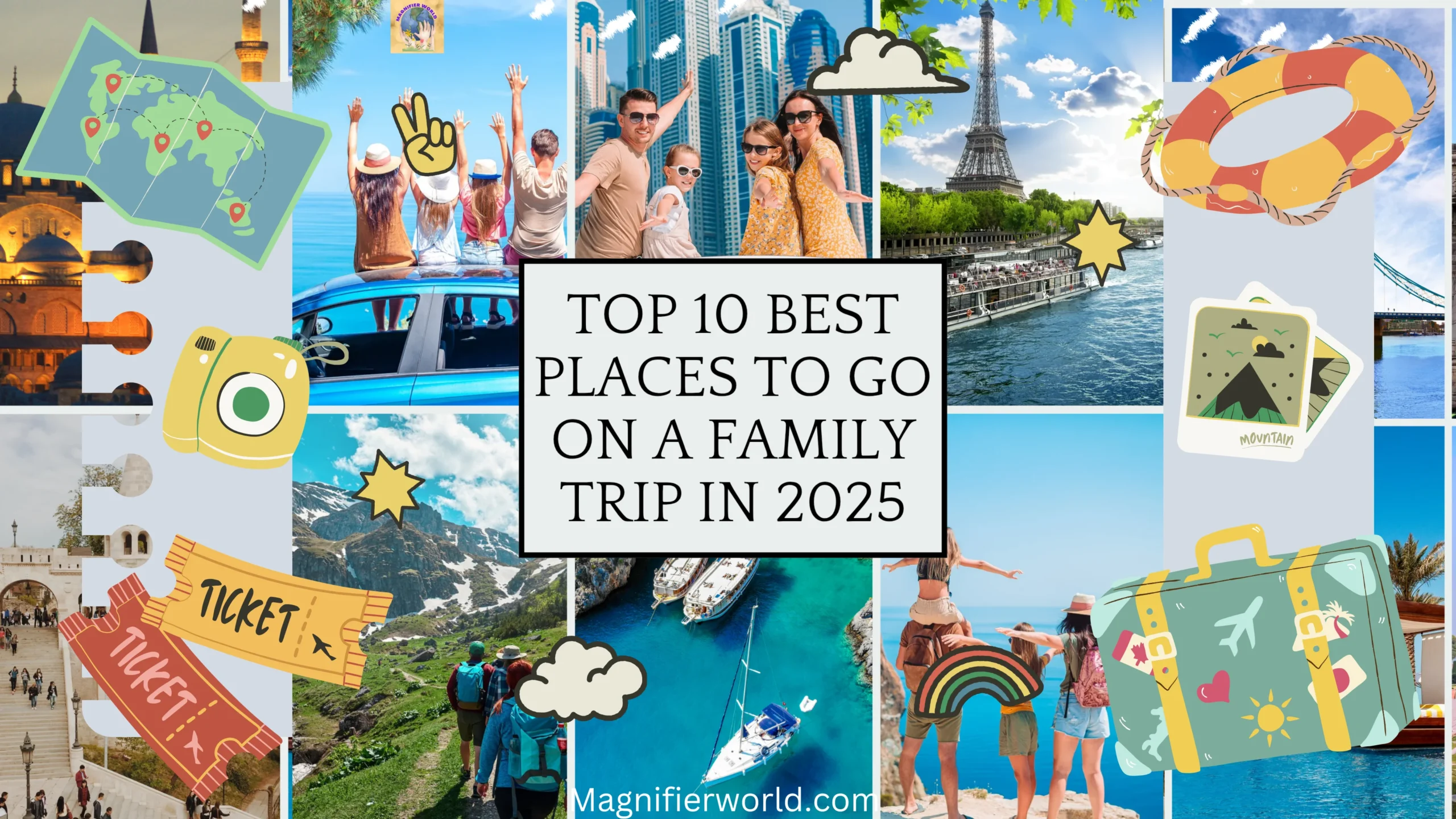 Top 10 Best Places to Go on a Family Trip in 2025